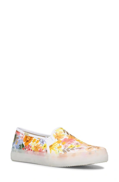Keds X Rifle Paper Double Decker Marguerite Sneaker In Pink |