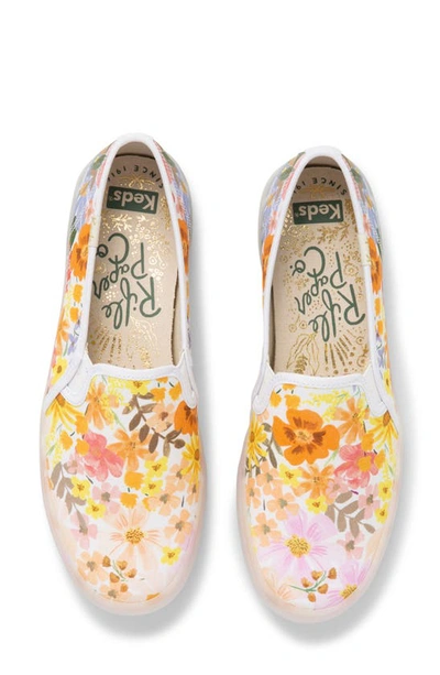 Shop Keds X Rifle Paper Floral Double Decker Sneaker In Pink
