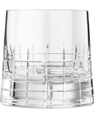 Shop Christofle Graphik Double Old Fashioned Crystal Glass In White