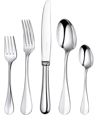 Christofle Fidelio Five-piece Individual Silver-plated Place Settings In Silver