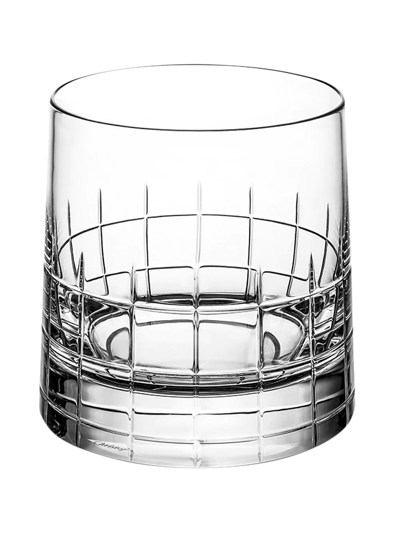 Shop Christofle Graphik Double Old Fashioned Crystal Glass In White