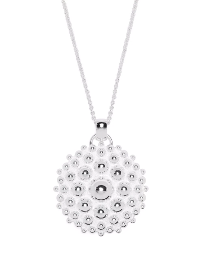 Shop Christofle Perles Sterling Silver Pendant Necklace