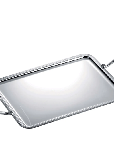 Shop Christofle Malmaison 43x31cm Silver-plated Rectangular Tray