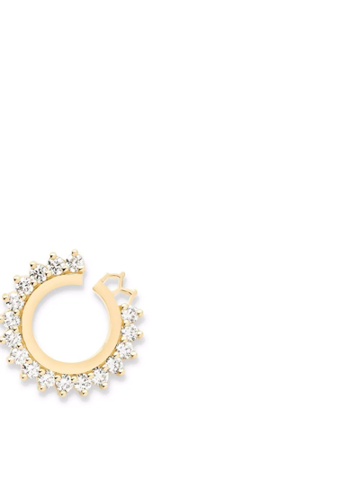 Shop Nouvel Heritage 18kt Rose Gold Vendome Diamond Earrings