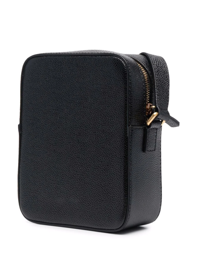 Shop Thom Browne Grosgrain-tab Camera Bag In Schwarz