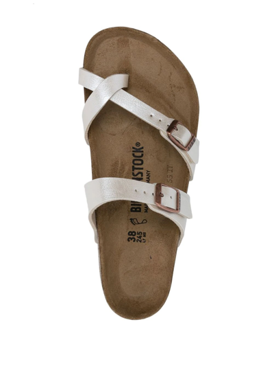 Birkenstock Madrid Open-toe Sandals In Braun