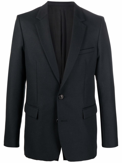 Shop Ami Alexandre Mattiussi Single-breasted Blazer In Black