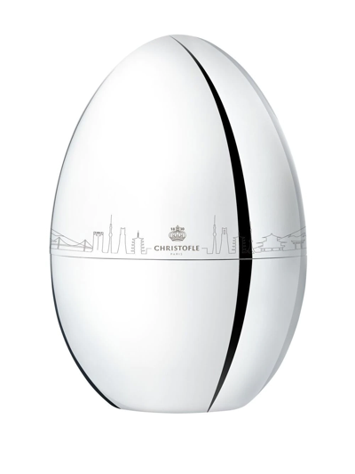 Christofle Mood Skyline Japan Espresso Spoon (set Of Six) In Silver