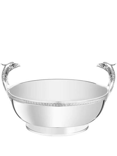 Christofle Malmaison Silver-plated Bowl Centerpiece In Silver