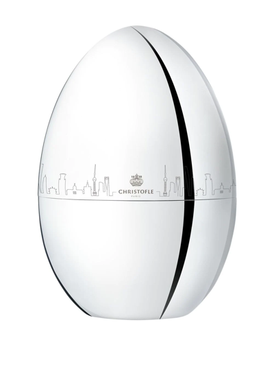 Christofle Mood Skyline Shanghai Espresso Spoon (set Of Six) In Silver
