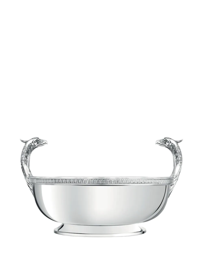 Christofle Malmaison Silver-plated Bowl Centerpiece In Silver