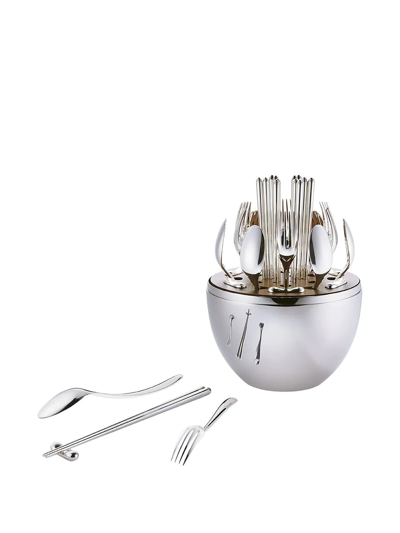 Shop Christofle Mood Asia Silver-plated Flatware Set (6-person Setting)