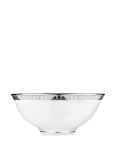 Shop Christofle Malmaison Porcelain Chinese Soup Bowl In White