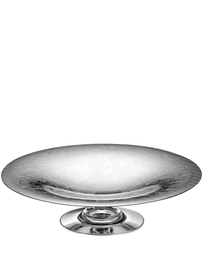 Christofle Jardin D'eden Silver Plated Fruit Basket In Silver