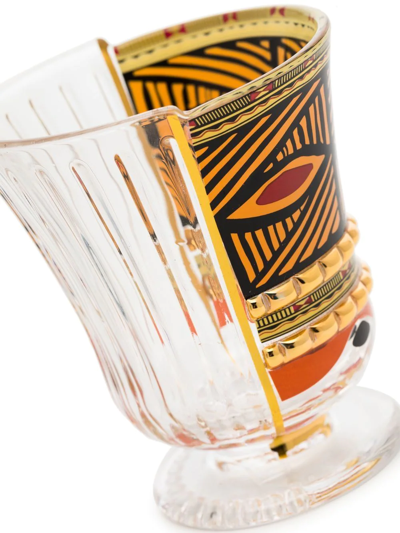 Seletti Multicoloured Hybrid Rodinia Glasses Set In Neutrals
