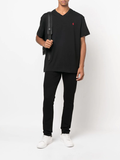 Polo Ralph Lauren Classic Fit Performance Jersey T-shirt In Black