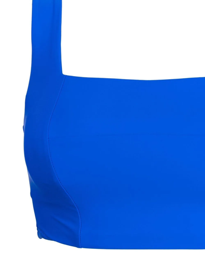 Shop Bondi Born Layla Square-neck Bikini Top In Blue
