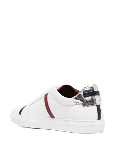 Shop Malone Souliers Deon 30 Panelled Sneakers In Weiss