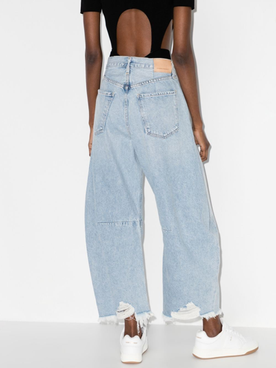 Shop Citizens Of Humanity Horseshoe Wide-leg Jeans In Blue