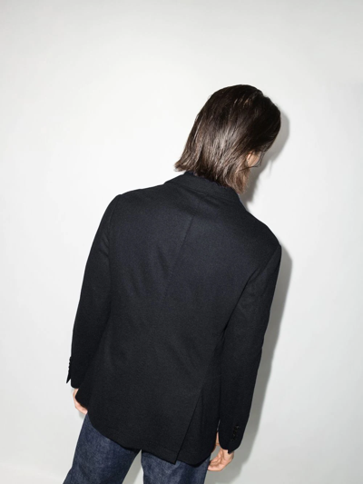 Brunello Cucinelli Blazer With Patch Pockets In Blau