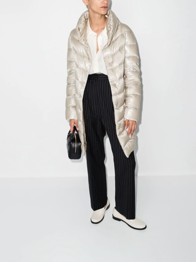 Herno Ultralight Padded Down Coat In Nude