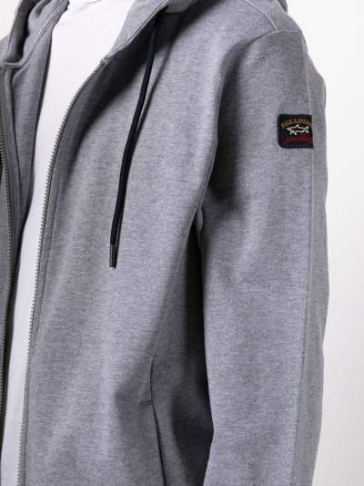 Paul & Shark Zip-up Cotton Tracksuit Set In Grau