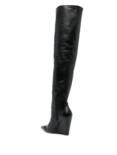 Stuart Weitzman Saloon Knee-high Boots In Schwarz