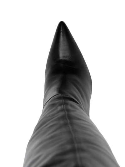 Stuart Weitzman Saloon Knee-high Boots In Schwarz
