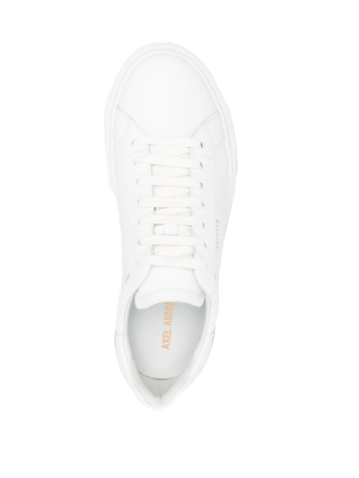 Shop Axel Arigato Lace-up Low-top Sneakers In Weiss