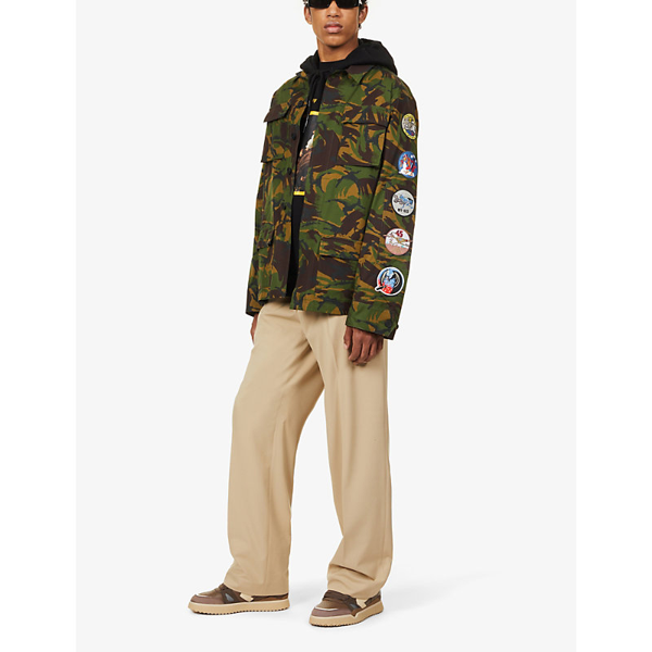 OFF-WHITE Camou Patch Field Jacket Army Green