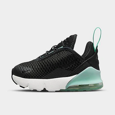 Shop Nike Kids' Toddler Air Max 270 Casual Shoes In Off Noir/black/summit White/mint Foam