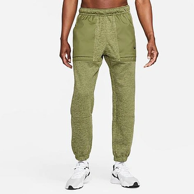 Nike Men's Therma-fit Tapered Fitness Pants In Rough Green/heather/rough  Green/black | ModeSens