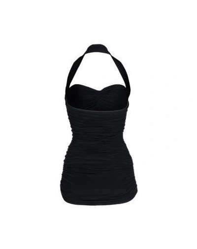 Shop Norma Kamali Short Dress In Black