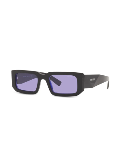 Shop Prada Pr 06ys Rectangle-shape Sunglasses In Schwarz