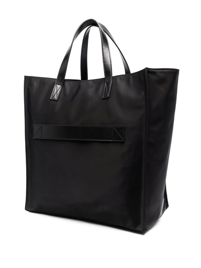 Shop Dsquared2 Logo-print Shoulder Bag In Black