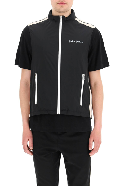Shop Palm Angels Sports Vest With Logo In Black