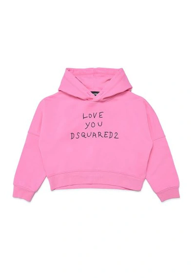 Shop Dsquared2 Sweater With Print In Pink