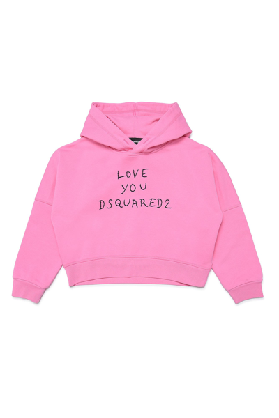Shop Dsquared2 Sweater With Print In Pink