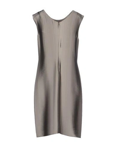 Shop Emporio Armani Short Dress In Grey