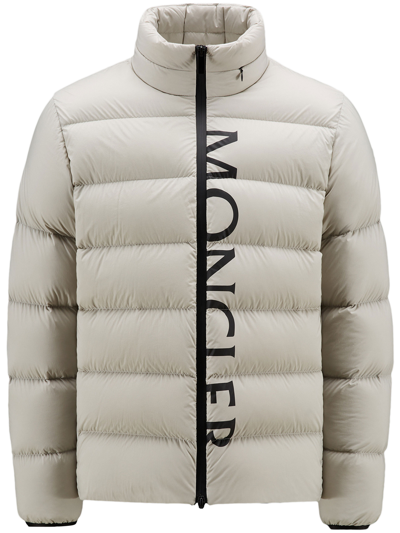 Shop Moncler Dieng Short Down Jacket In White