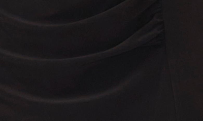 Chaus Embellished Cold Shoulder Maxi Dress In Black