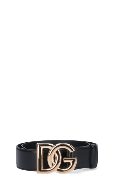 Shop Dolce & Gabbana Maxi Logo Belt