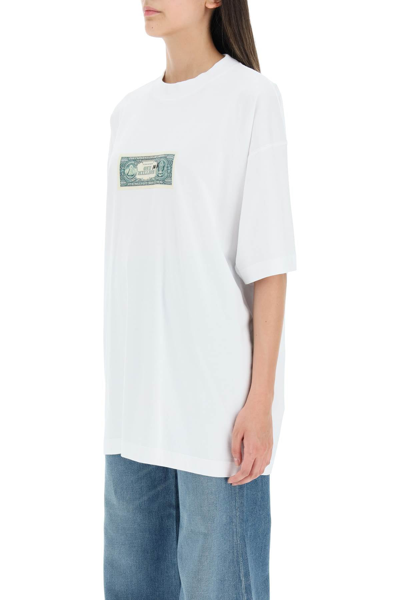 Shop Vetements One In A Million T-shirt In White