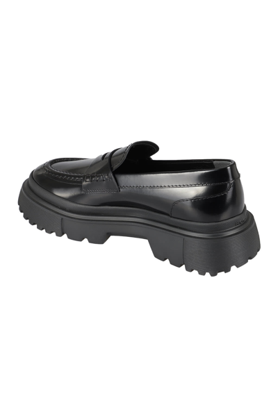 Shop Hogan H629 Mocassino In Nero