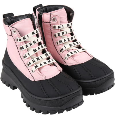 Shop Marni Multicolor Boots For Girl