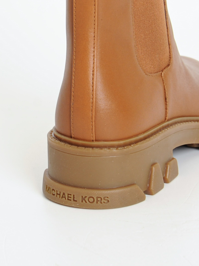 Shop Michael Kors Ridley Chelsea Boots In Cuoio
