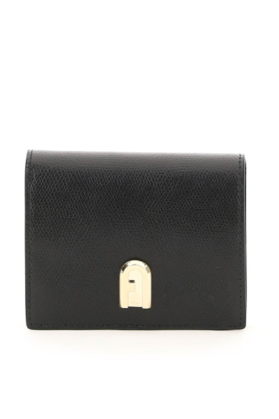 Shop Furla '1927' Compact Wallet In Black