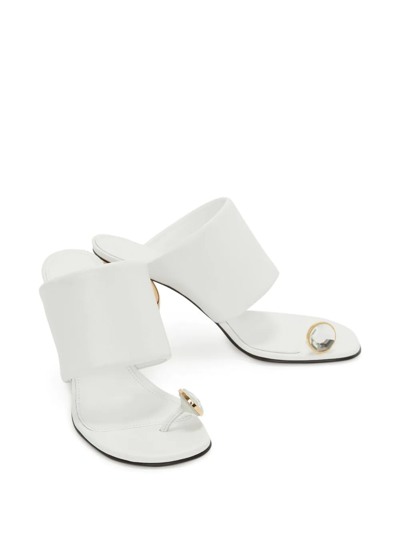 Shop Jw Anderson Chain High-heel Sandals In White