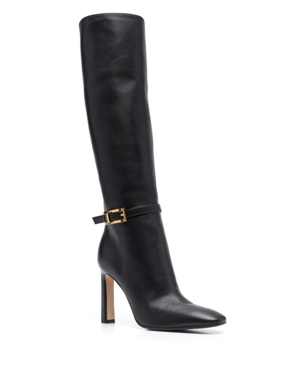 Shop Sergio Rossi Nora Knee-length Boots In Black
