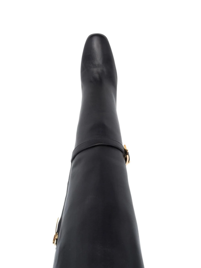 Shop Sergio Rossi Nora Knee-length Boots In Black